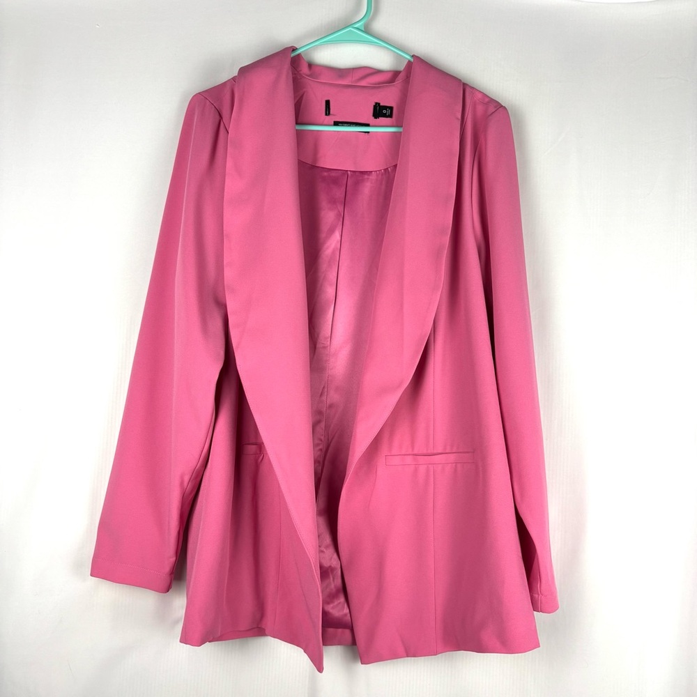 Torrid Lightweight Barbie Pink Blazer Size 0X